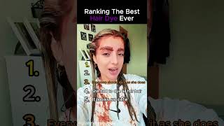 Ranking The Best Hair Dye Ever #hair #usa #shorts