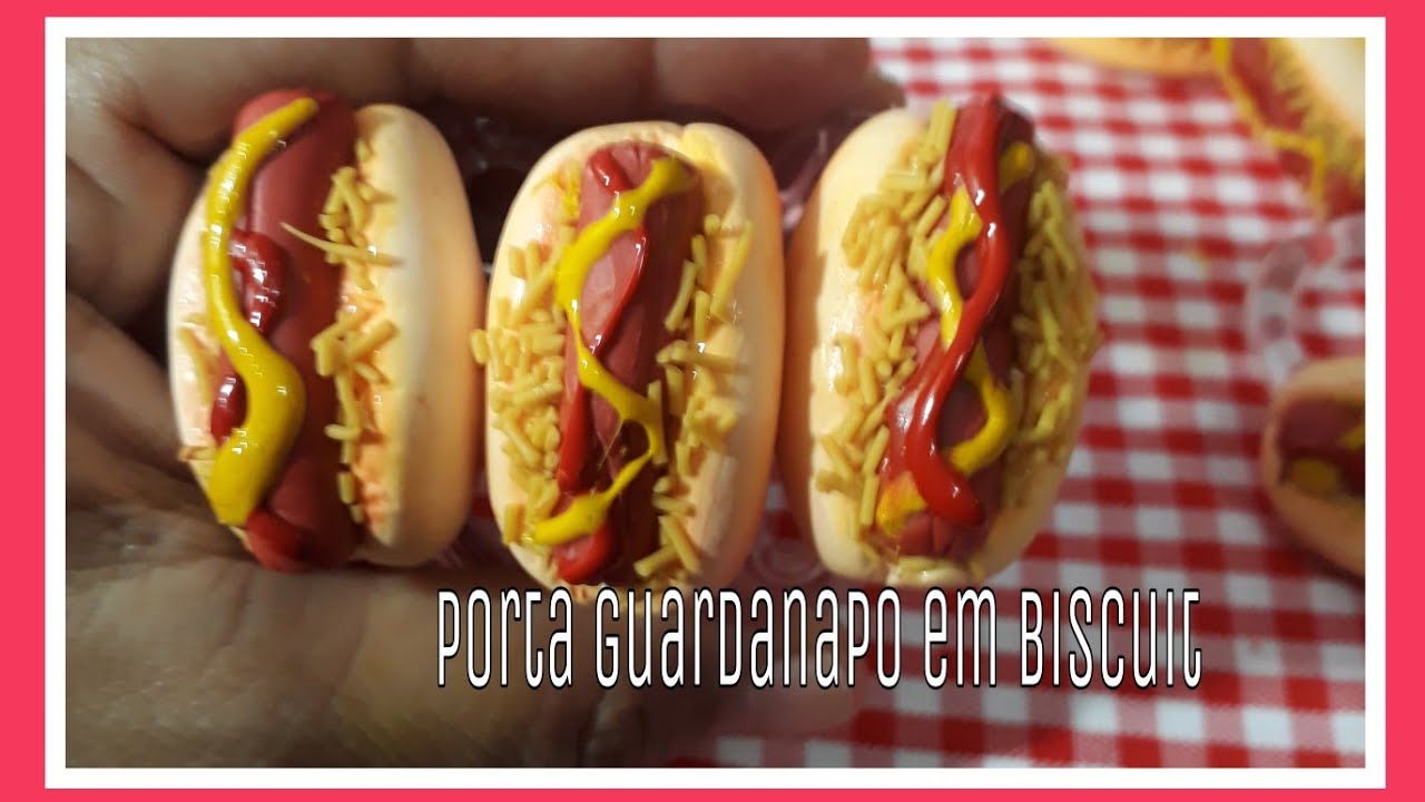 pgs cachorro quente em biscuit