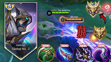 TOP GLOBAL HELCURT BEST GUIDE TO RANK UP FASTER IN 2025!!🔥( RECOMMEND BUILD) MLBB