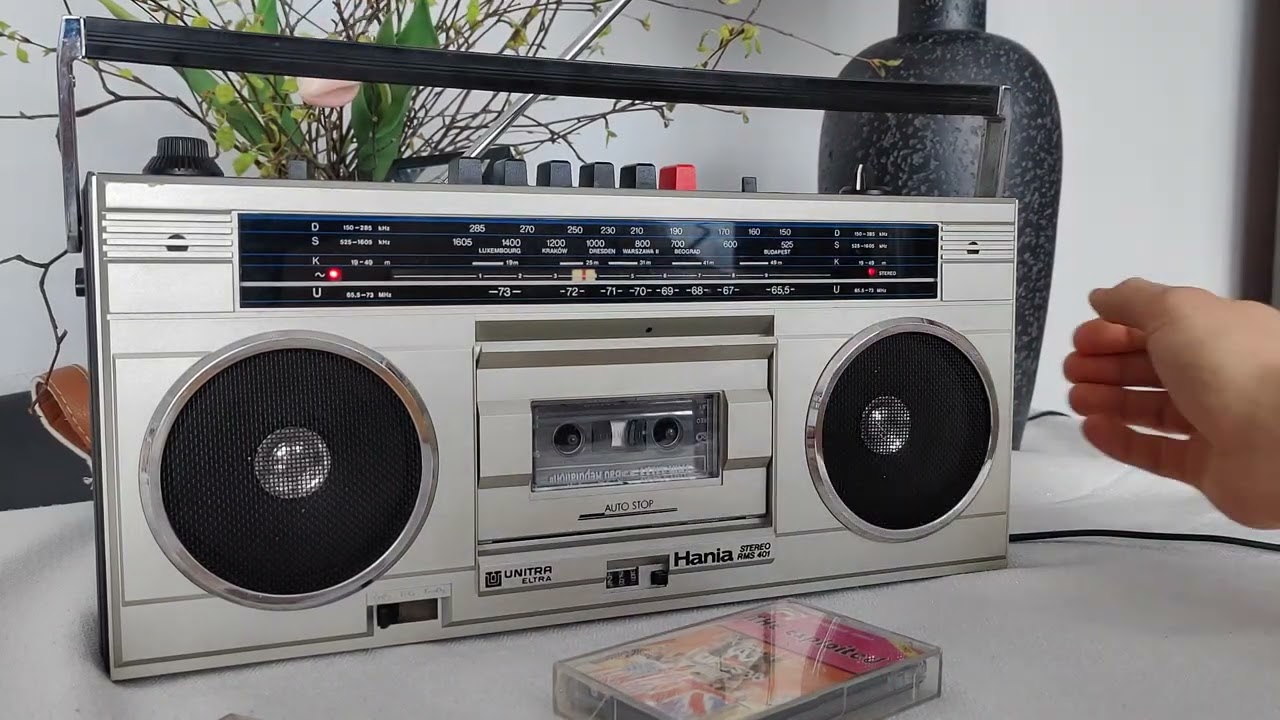 Radiomagnetofon Unitra Eltra Hania RMS 401 STEREO 1987r.