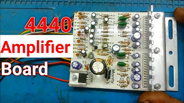4440 Ic Amplifie Best Board | 12V Audio Amplifier | Anand Kr Technical