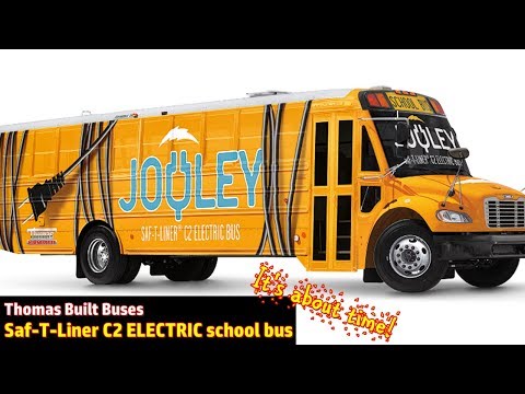 Finally! Thomas Built buses ELECTRIC school bus