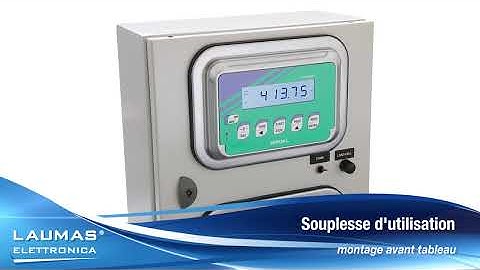 WINOXR - indicateurs de poids IP68 (IP69K) en acier inox avec afficheur à LED rouge - LAUMAS