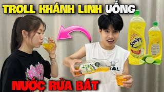 Vlog Troll | Quang Con Dụ Khánh Linh Uống Nước Rửa Bát Và Cái Kết Đắng ?