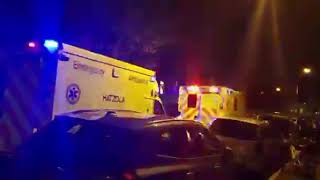 Scene of the explosion in Stamford Hill Scene of the explosion in Stamford Hill