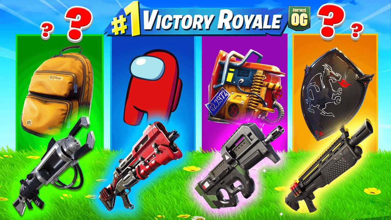 Ich treffe HACKER in der *ZUFÄLLIGEN* BACKBLING Skin CHALLENGE In Fortnite OG Battle Royale!