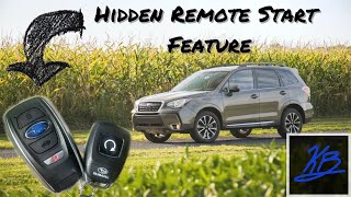 Subaru Hidden Remote Start Feature