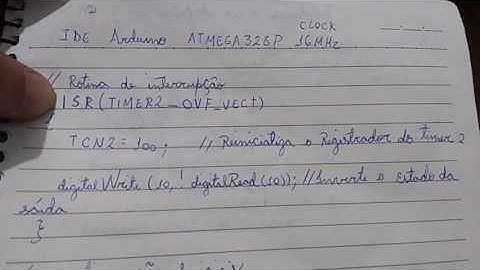 Interrupção do Arduino (ISR) #3