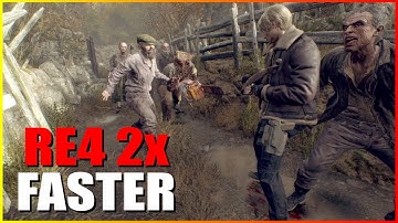 Re4 Remake but Every Enemy is 200% Faster - Technically a Speedrun?