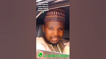 Maganin Duk Wani Matsala Daga Bakin Dr Shehu Sarkin Mayun Nigeria 
