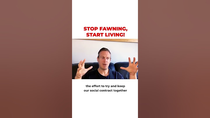 Stop Fawning, Start Living