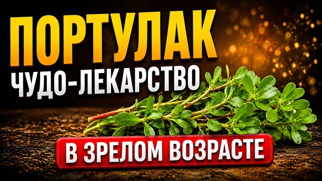 ПОРТУЛАК: ОМЕГА-3 КОТОРЫЕ РАСТУТ У ВАС ПОД НОГАМИ