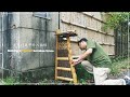 【Project.40】Making a special bamboo fence for an exhibition. 京都の竹垣屋さんが特殊な竹垣を作る。