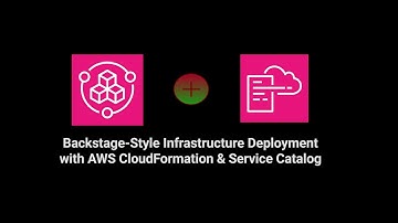 Backstage-Style Infrastructure Deployment with AWS CloudFormation & Service Catalog