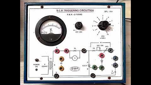 SCR triggering circuits #powerelectronics #labs #experiment