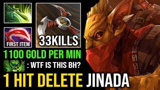 WTF 9MIN DESOLATOR 1 Hit Delete Jinada Solo Mid Bounty 1100 GPM Max Item in 23 Minute Dota 2