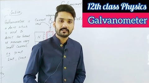 Galvanometer | in Urdu/Hindi | 12th class physics | physics ka safar