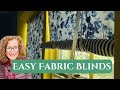 Create stylish swedish blinds at home  diy roll up shades tutorial