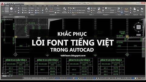 Hướng dẫn Sửa Lỗi Font CAD, Cài Font Đầy Đủ Trong CAD