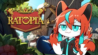【#ratopia 】ねずみのおうこくをつくるのだ！その２🦊✨【Vtuber/伯道リル】