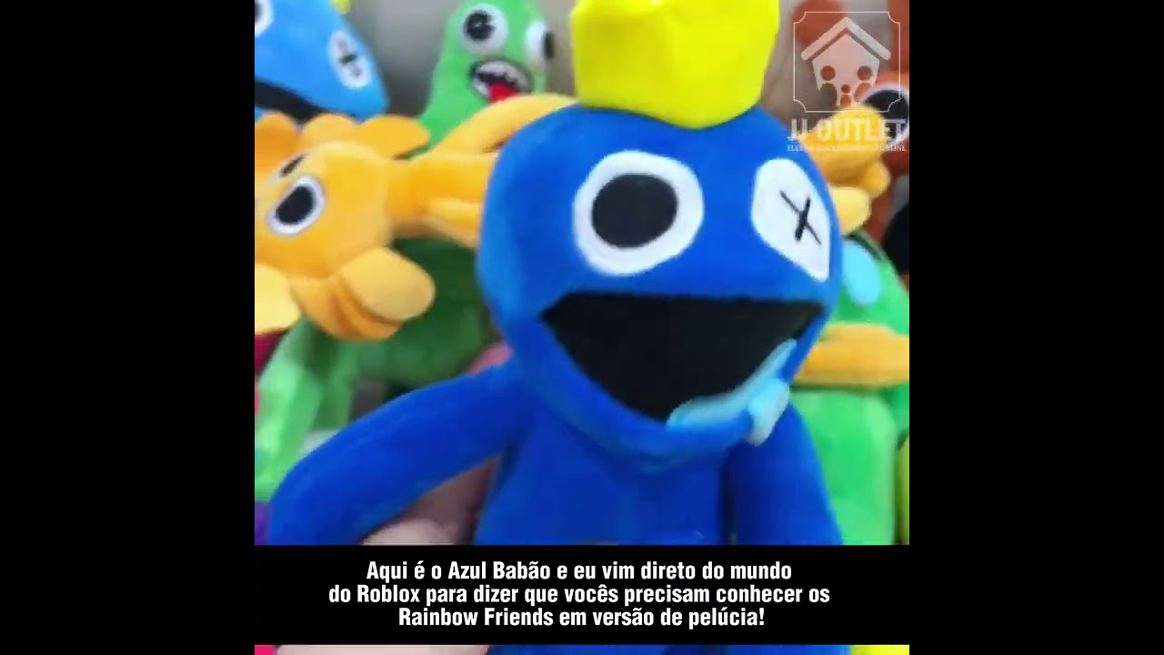 Brinquedo de Pelúcia Personagens Roblox Rainbow Friends com Azul Babão em  2023