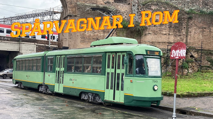 Spårvagnar i Rom 2025