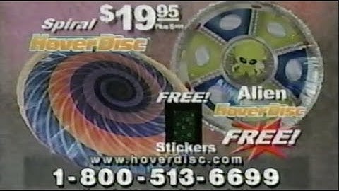 The HoverDisc "As seen on TV" Commercial 2003