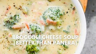 The Best Broccoli Cheese Soup (better than Panera!)