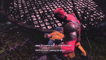 Deadpool slapping Wolverine (Let