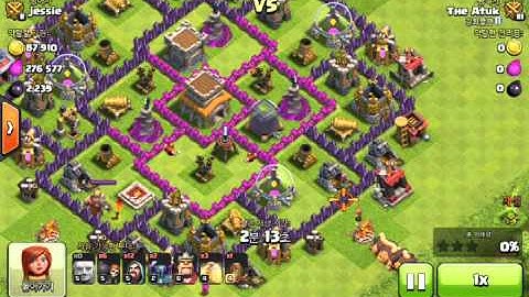 Dark Elixir farming th 8: GIWIPE attack strategy