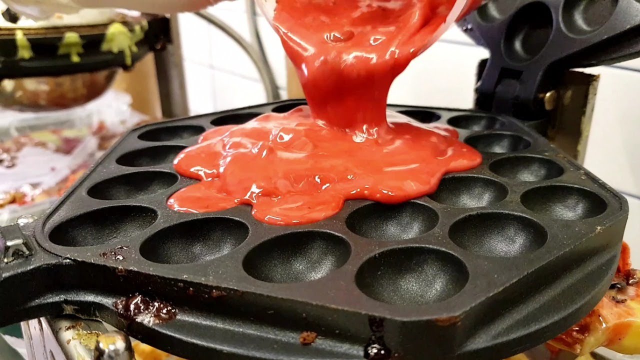 깨끗한 홍대 와플 맛집 / amazing Waffle flavors korea (ワッフル, gofre, 華夫餅