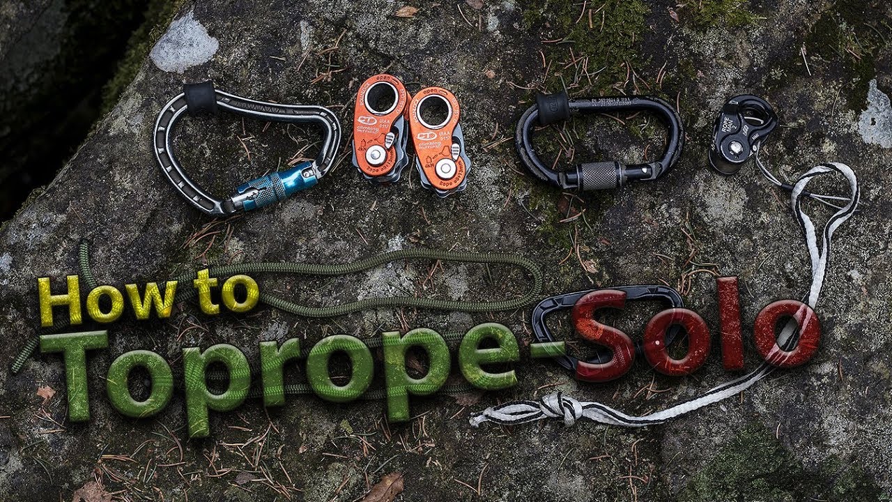 Toprope Solo How I started with Ropesolo Climbing YouTube