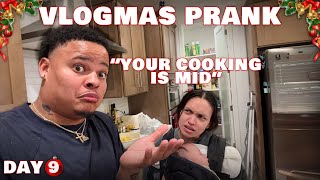 SAYING SACHI'S COOKING IS TRASH PRANK! *VLOGMAS DAY 9*