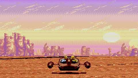 SEGA MEGA DRIVE - Super Star Wars Line Scrolling Effect (TEST)