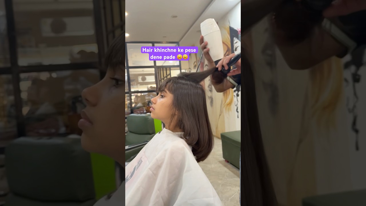 Ye kesi hair cutting hai😳🫢 / Ghamu Saran / Which hair cut is best for a girl? #shorts #hairstyle