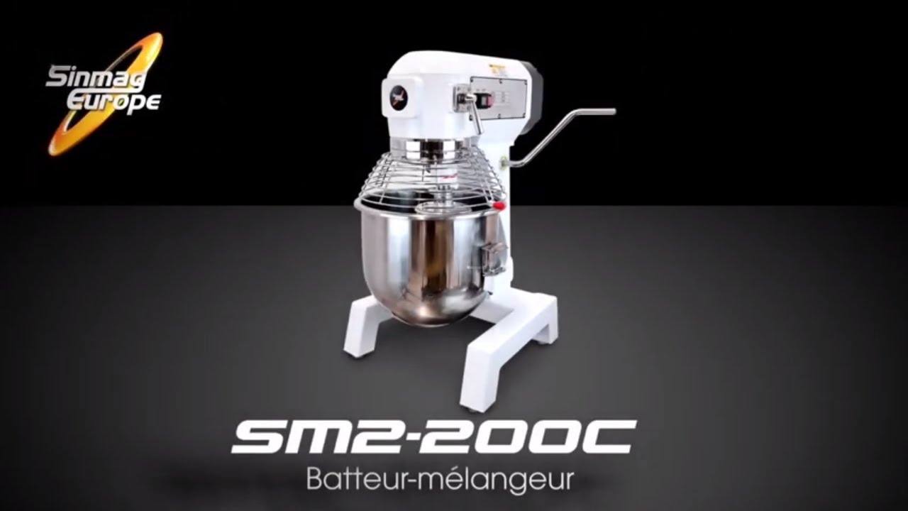 Batteur - Mélangeur | Planetaire | SM2-200C | Machines de Boulangerie | Sinmag Europe