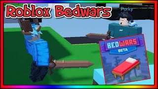 Playing Duels in Roblox Bedwars
