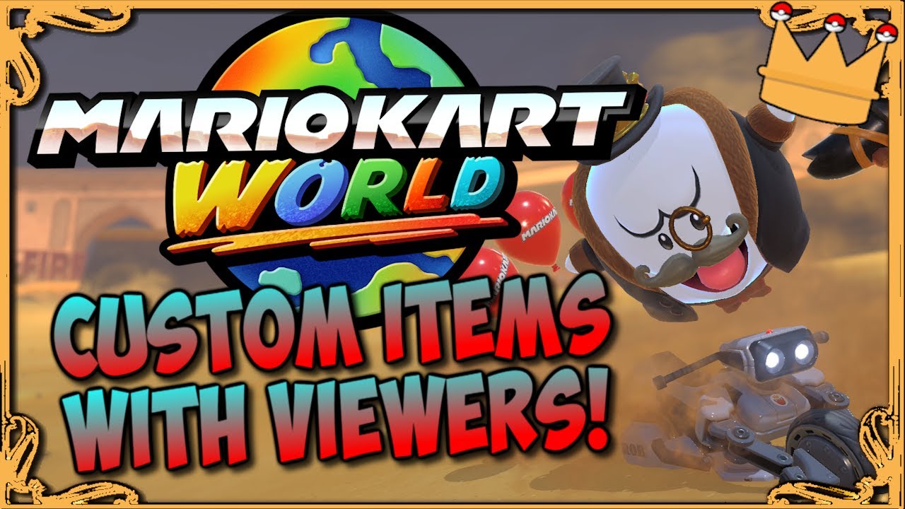 Mario Kart World: Custom Item Battle Mode WITH VIEWERS!