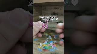 Things you can do with paper clips!🖇️ #diy#paperclips#cute#crafts