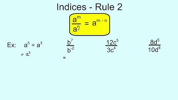 Indices Rule 2
