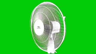 Table fan green screen video not copyright free to use