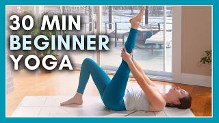 30 min Beginner Yoga - Gentle Stretch &amp; Flow Yoga