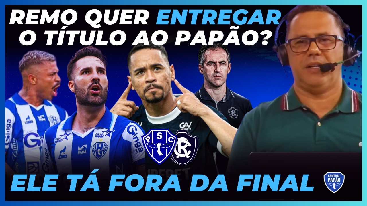 Jornalista desabafa. Atacante fora da final. Téc. Léo Condé é anunciado no rival I CENTRAL PAPÃO