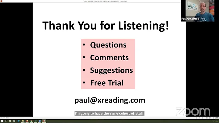 Paul Goldberg: Xreading: Whats New and Whats Next