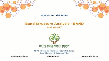 10 Band Structure Analysis - BAND - a periodic DFT