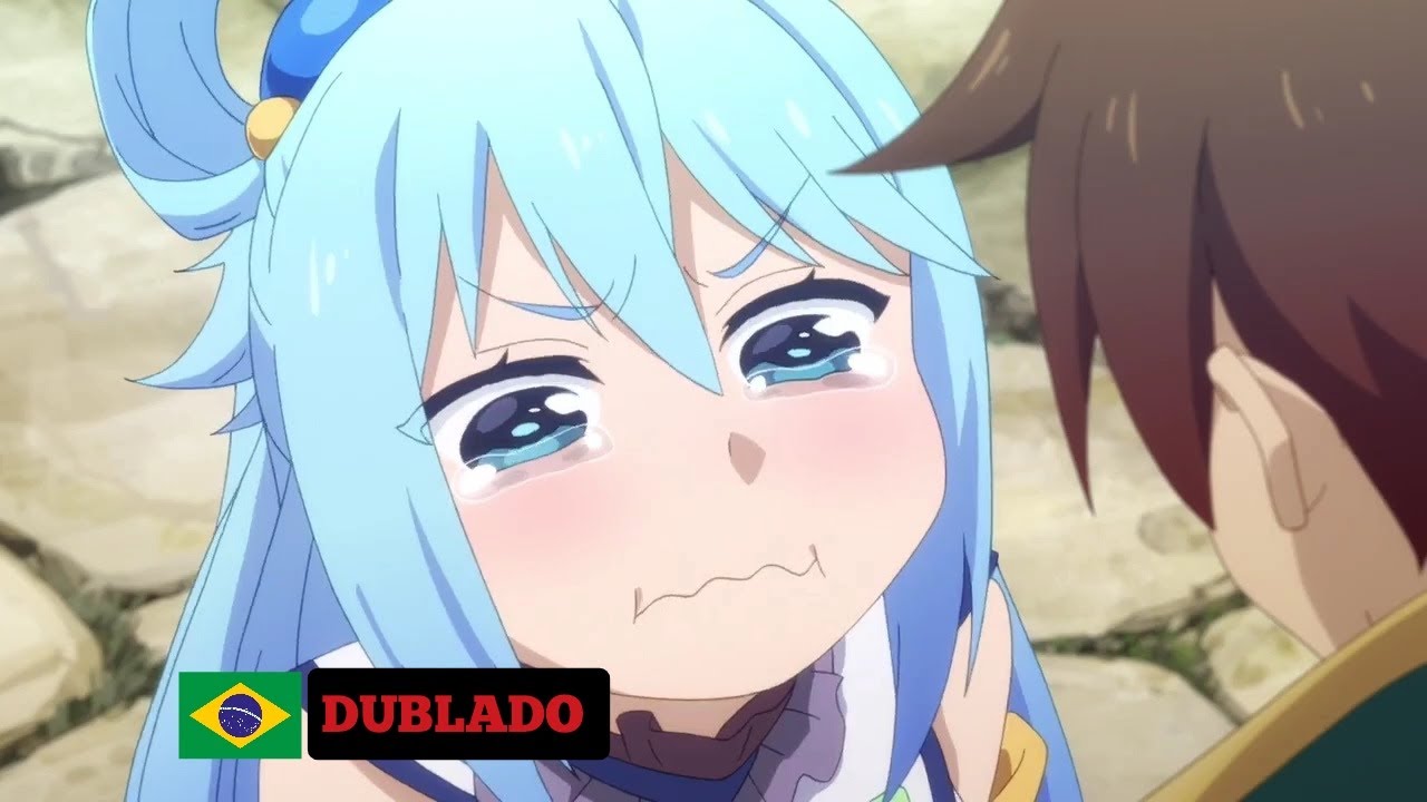 Aqua emprestado dinheiro do Kazuma(konosuba dublado) 