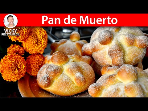 PAN DE MUERTO🥮 Esponjoso y Delicioso | #VickyRecetaFacil