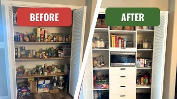 Ultimate Closet Style DIY Pantry Remodel!