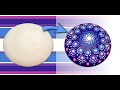 Easy Dot Mandala art stone painting  - Step by step tutorial- 107
