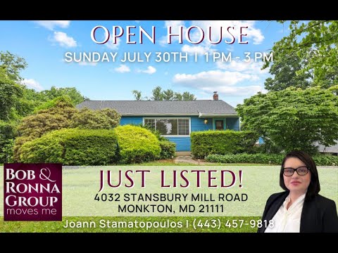 4032 Stansbury Mill Road, Monkton, MD home video tour